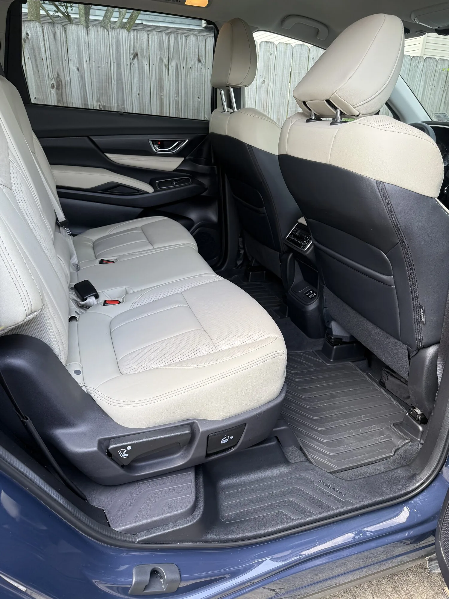 Clean rear cabin after an interior detail.